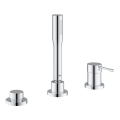 GROHE 19976001 - Conjunto para banheira de 3 furos ESSENCE, cromado brilhante