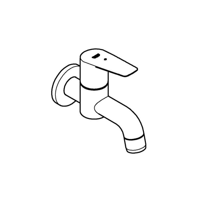 GROHE 20238001 - Válvula de escoamento DN 15, cromada brilhante