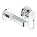 GROHE 20289000 - Misturador para lavatório de 2 furos BAULOOP 110 mm, cromo brilhante
