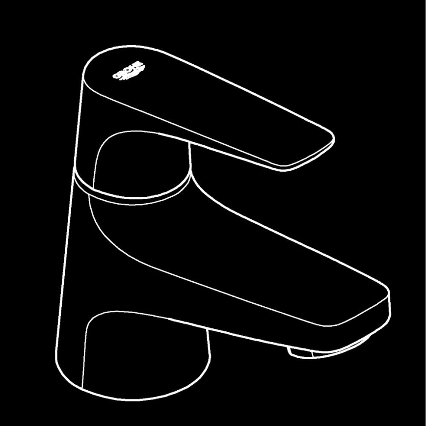 GROHE 20577000 - Válvula de bancada START FLOW DN 15, cromado brilhante