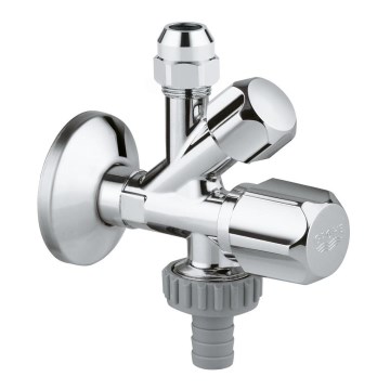 GROHE 22035000 - Válvula de ângulo Kombi UNIVERSAL DN 15 cromo brilhante