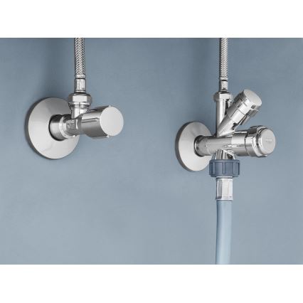 GROHE 22037000 - Válvula angular DN 15, acabamento cromado brilhante