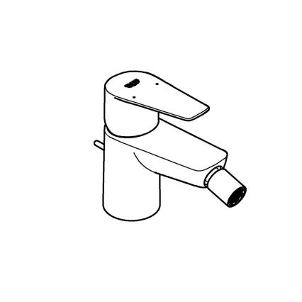 GROHE 23345001 - Misturador para bidé START EDGE, cromo brilhante