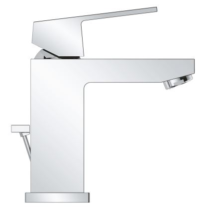 GROHE 2339000E - Misturador de lavatório EUROCUBE DN 15, acabamento cromado brilhante