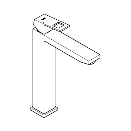 GROHE 23406000 - Misturador de lavatório EUROCUBE tamanho XL cromo polido