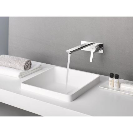 GROHE 23444001 - Misturador para lavatório de 2 furos LINEARE 207 mm cromo brilhante