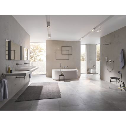 GROHE 23444AL1 - Misturador de lavatório para instalação encastrada LINEARE 207 mm grafite