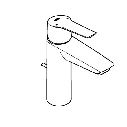 GROHE 23455002 - Misturador para lavatório START 2021 tamanho M cromo brilhante