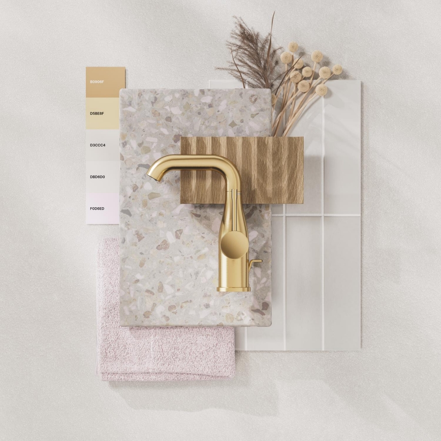 GROHE 23462GN1 - Monocomando para lavatório ESSENCE DN 15, tamanho M, acabamento dourado