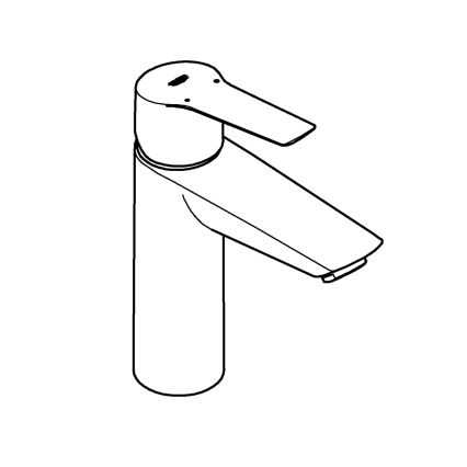 GROHE 235752432 - Misturador para lavatório START 192 mm preto