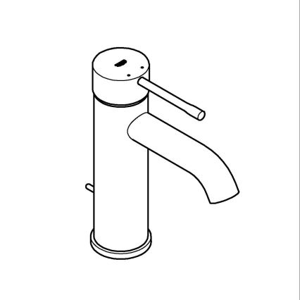 GROHE 23589AL1 - Misturador para lavatório ESSENCE tamanho S grafite