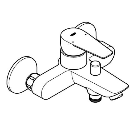 GROHE 23605001 - Misturador de banheira BAUEDGE 150±15 mm cromado brilhante