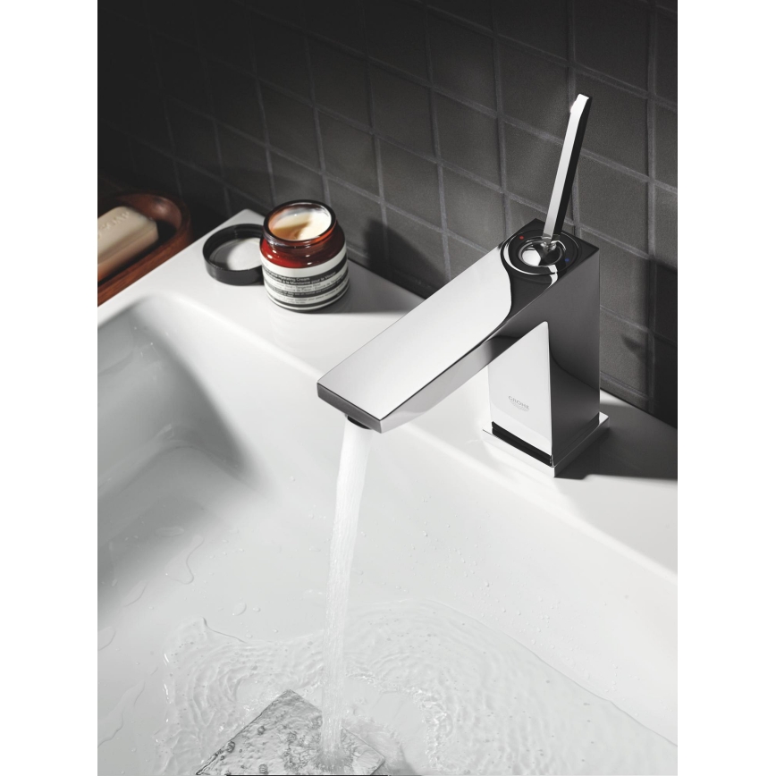 GROHE 23657000 - Bateria de lavatório EUROCUBE JOY tamanho M, cromo brilhante