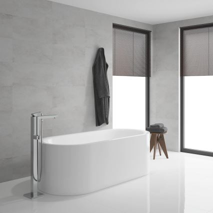 GROHE 23672001 - Misturador de banheira EUROCUBE 298 mm cromado brilhante