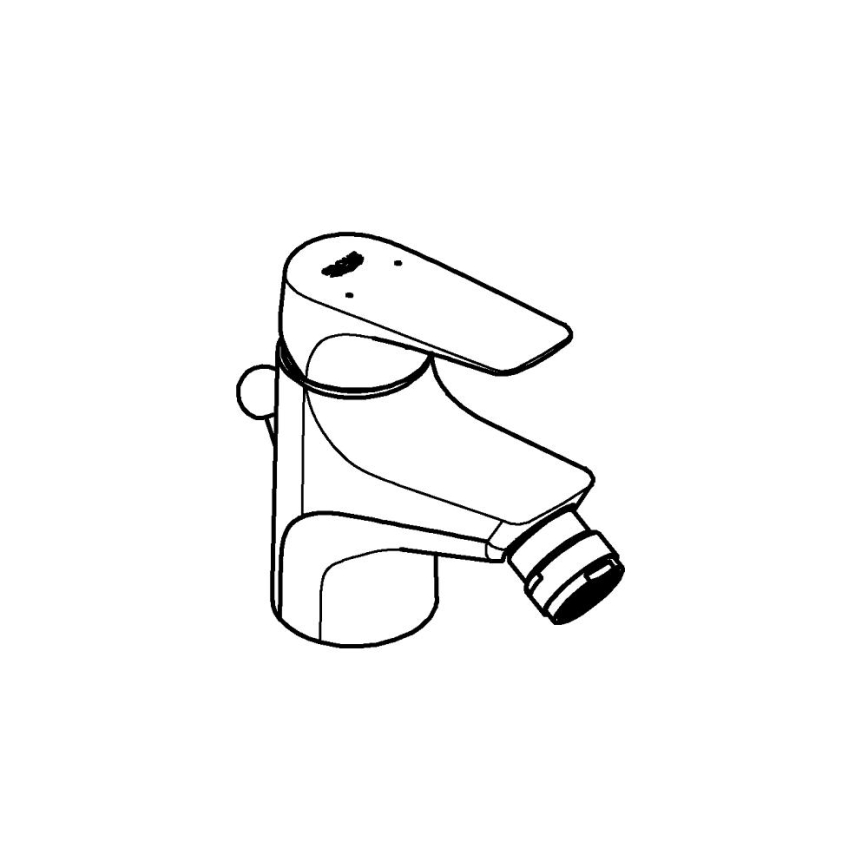 GROHE 23770000 - Misturador para bidé START FLOW cromado brilhante