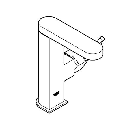 GROHE 23872003 - Torneira para lavatório PLUS M cromado brilhante