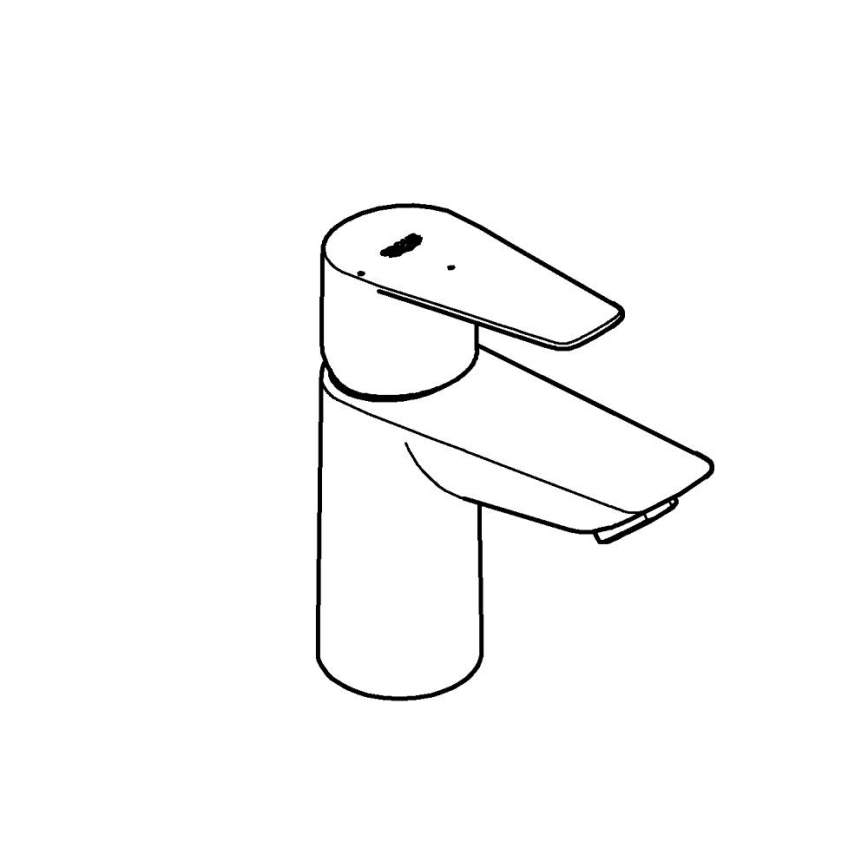 GROHE 23900001 - Torneira de lavatório START EDGE, tamanho S, cromo brilhante