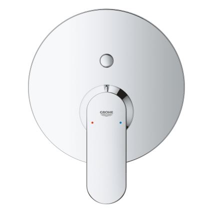 GROHE 24045000 - Misturador EUROSMART com desviador de duas vias, acabamento em cromo brilhante