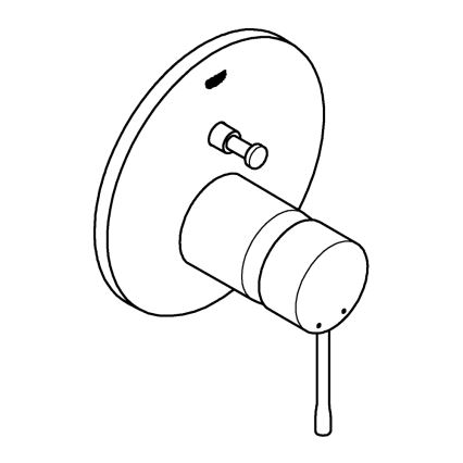 GROHE 24058GN1 - Torneira ESSENCE dourada