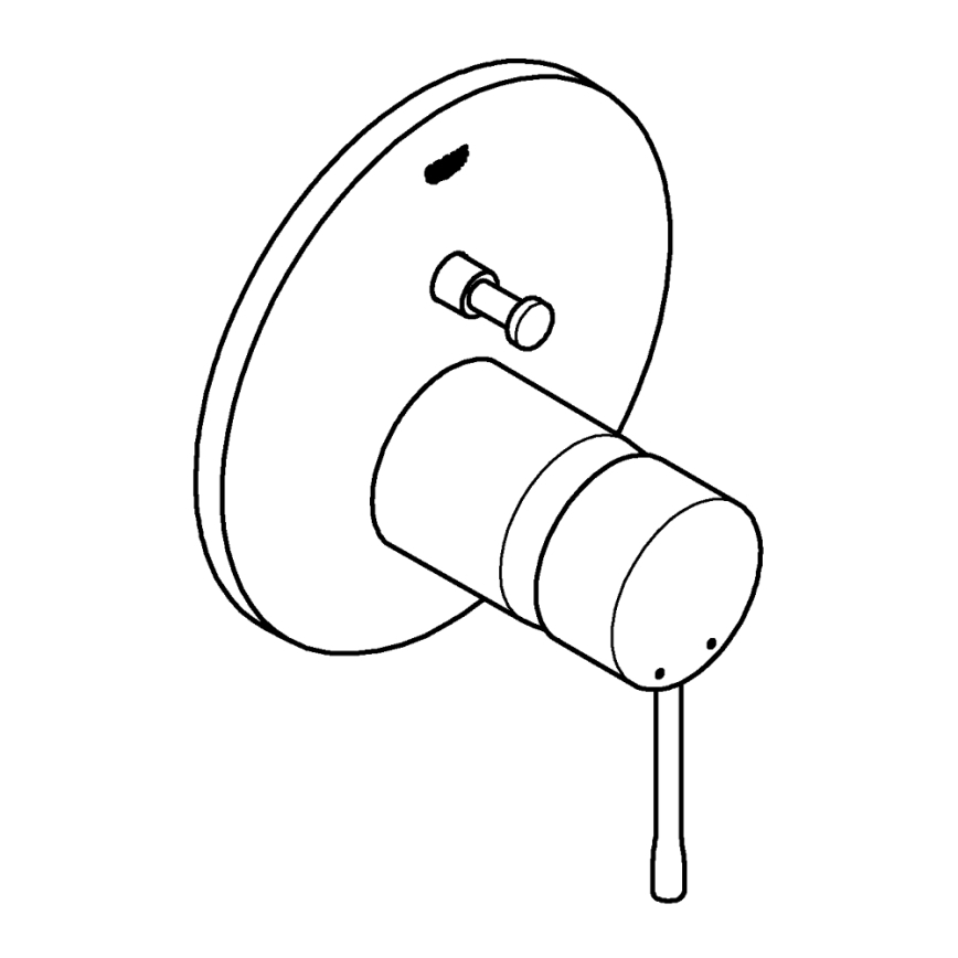 GROHE 24058GN1 - Torneira ESSENCE dourada