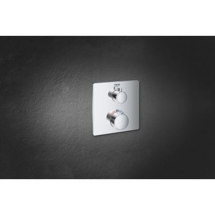 GROHE 24079000 - Misturador termostático de duche GROHTHERM, cromo brilhante
