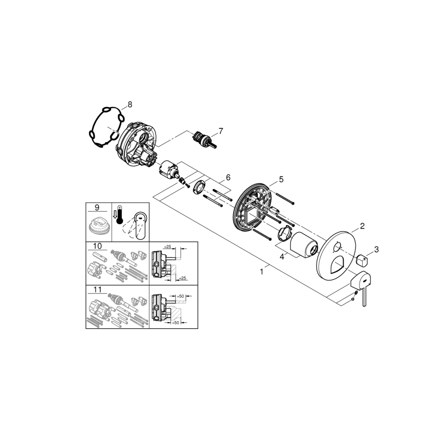 GROHE 24093003 - Torneira PLUS cromado brilhante