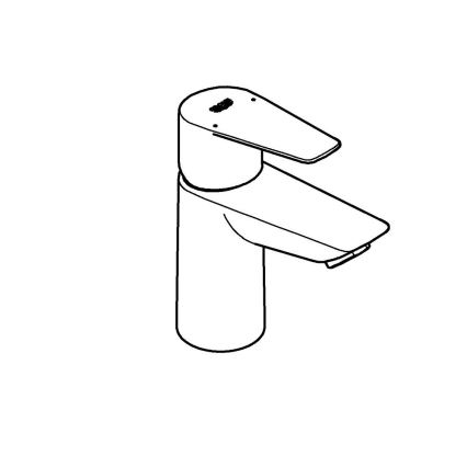 GROHE 24199001 - Misturador para lavatório START EDGE DN 15 cromado brilhante