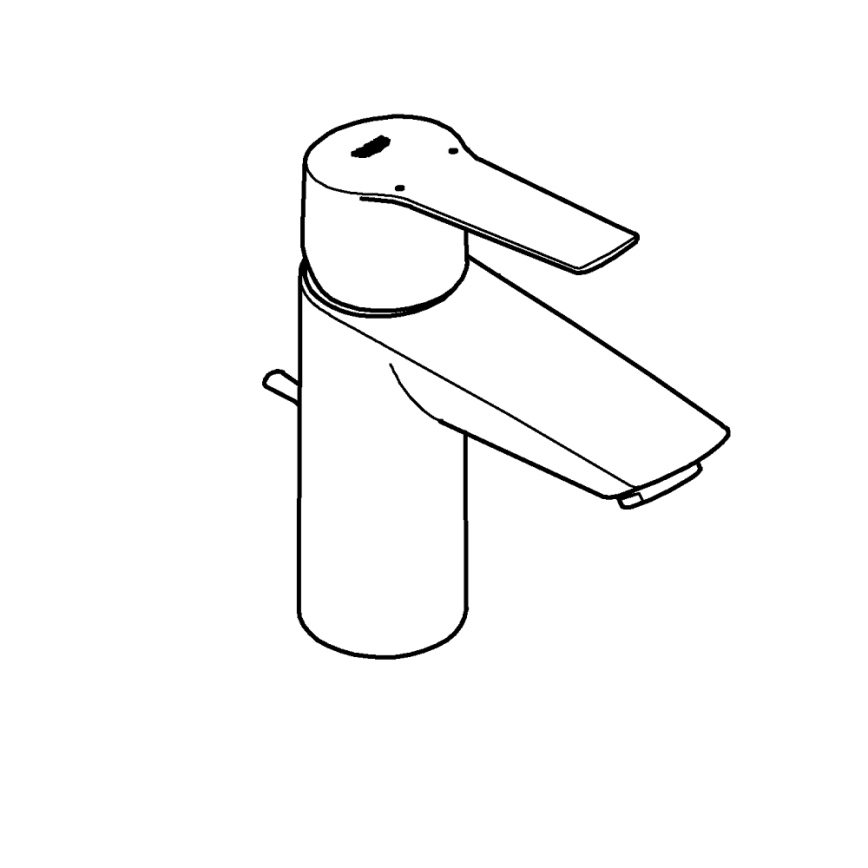 GROHE 24209002 - Misturadora para lavatório START DN 15, cromado brilhante