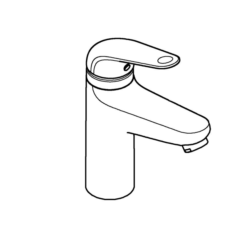 GROHE 24327001 - Torneira para lavatório SWIFT tamanho M, cromado brilhante