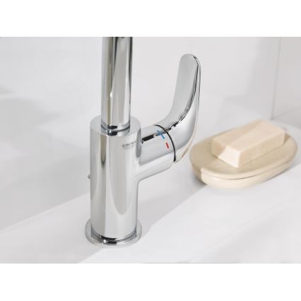 GROHE 24330001 - Misturador para lavatório EUROSMART, tamanho L, acabamento cromado brilhante