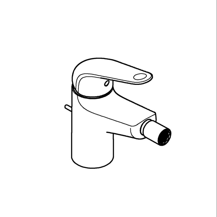 GROHE 24332001 - Misturador para bidé SWIFT 146 mm, cromo brilhante