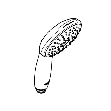 GROHE 26031001 - Duche de mão VITALIO START 110 Ø 110 mm cromado brilhante