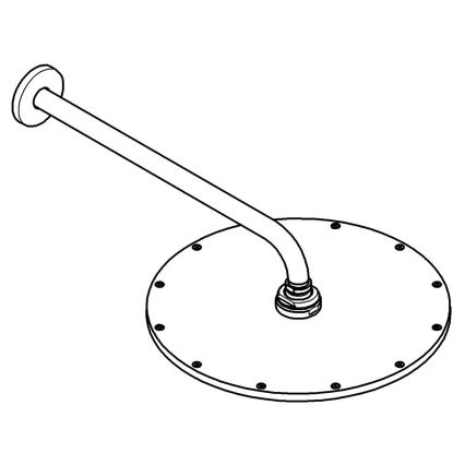 GROHE 26066GN0 - Cabeça de duche RAINSHOWER COSMOPOLITAN 310 380 mm dourada