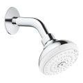 GROHE 26088001 - Cabeça de chuveiro TEMPESTA 100, 100 mm, acabamento cromado brilhante