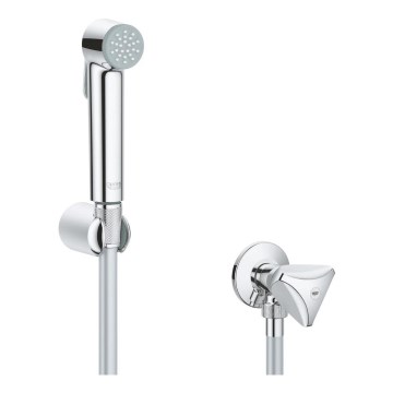 GROHE 26357000 - Conjunto de parede com válvula angular, cromado brilhante