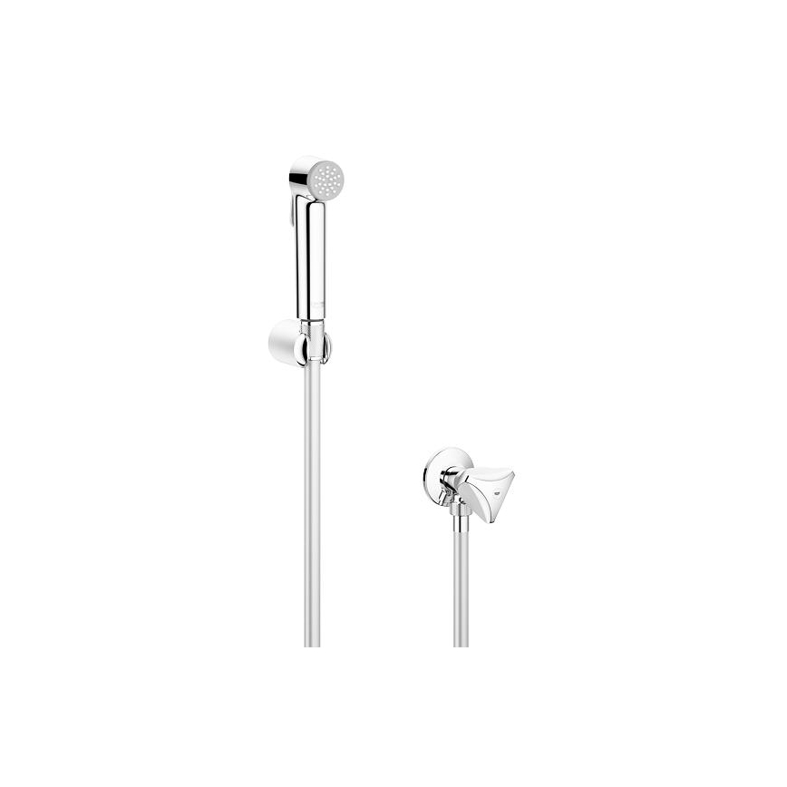 GROHE 26357000 - Conjunto de parede com válvula angular, cromado brilhante