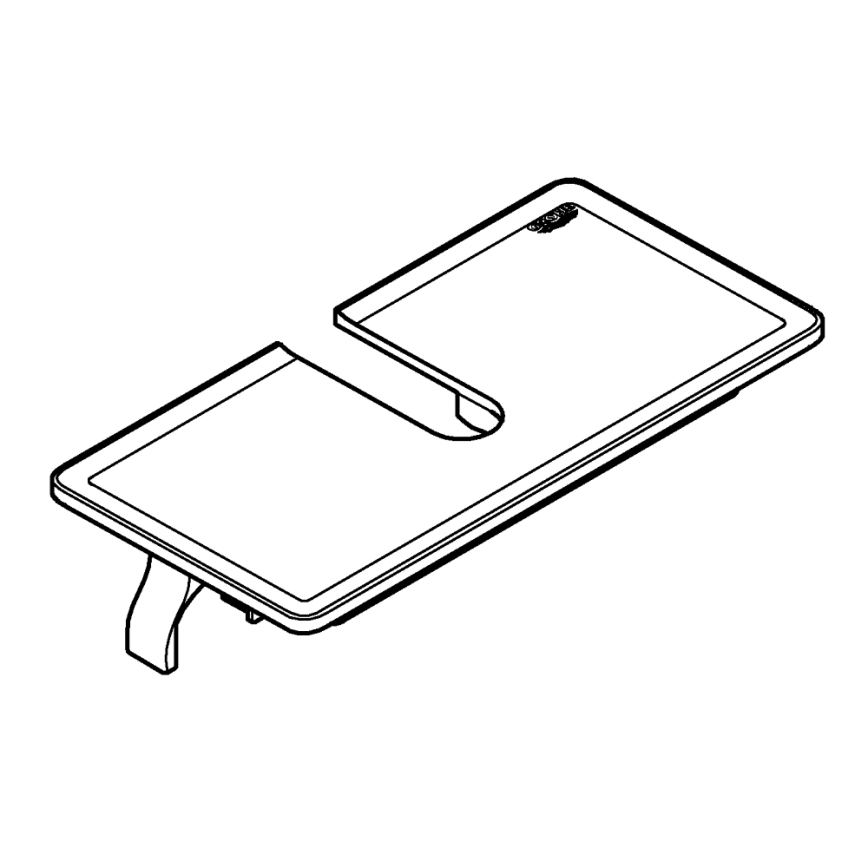 GROHE 26362LN1 - Prateleira EUPHORIA 150 mm branca