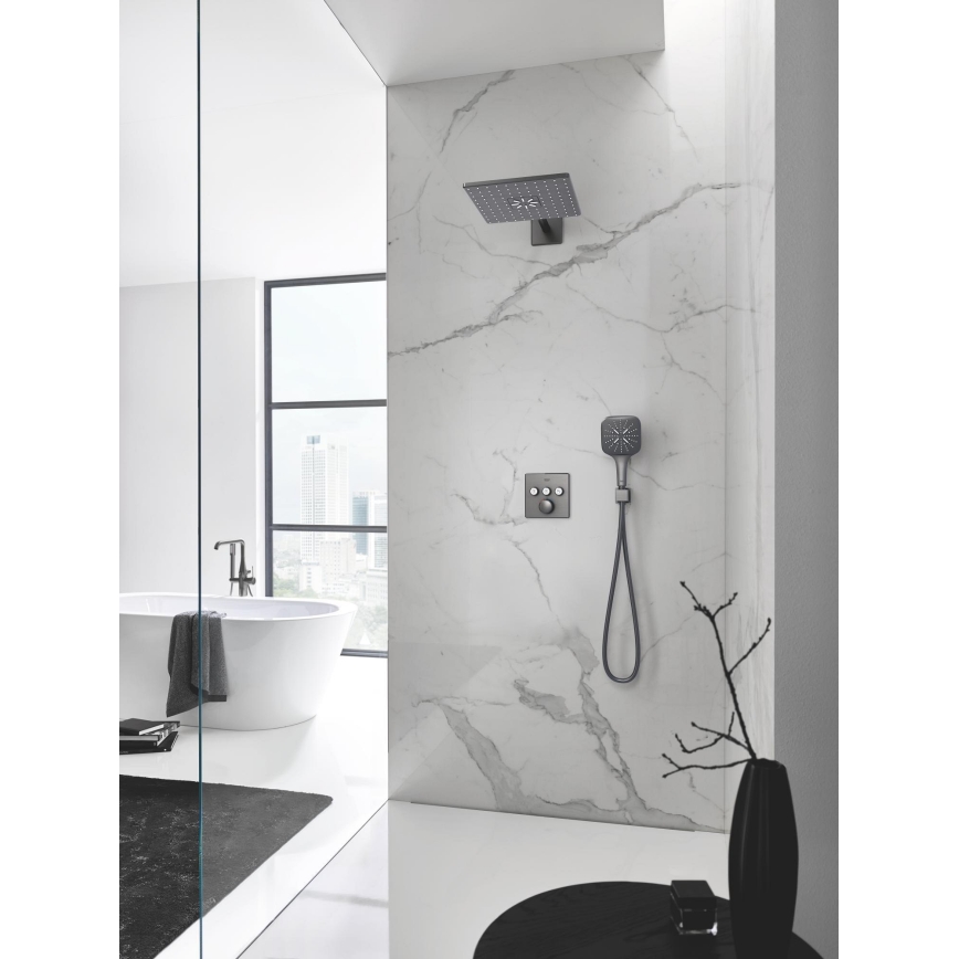 GROHE 26370AL0 - Conector de parede EUPHORIA CUBE DN 15 grafite