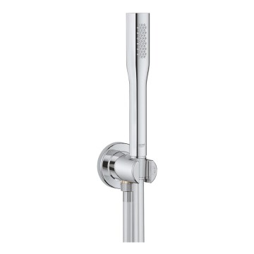 GROHE 26404000 - Duche de mão STICK com mangueira e suporte, acabamento cromado brilhante