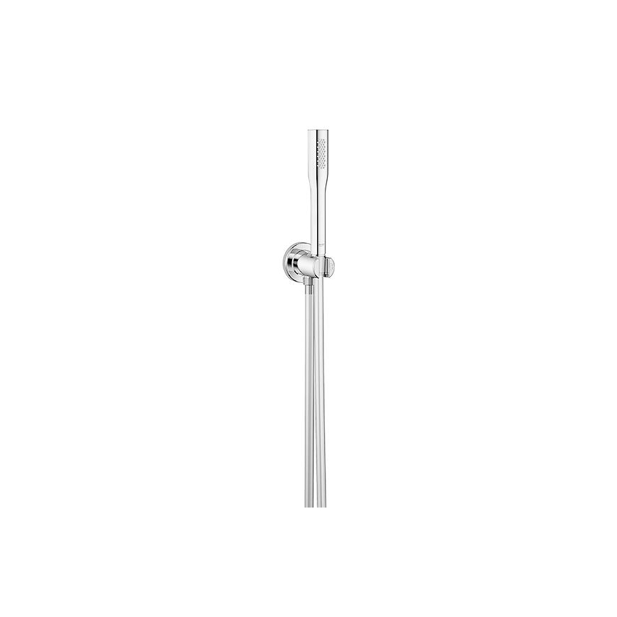 GROHE 26404000 - Duche de mão STICK com mangueira e suporte, acabamento cromado brilhante