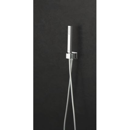 GROHE 26405000 - Conjunto com suporte de parede EUPHORIA CUBE STICK 1250 mm, cromado brilhante