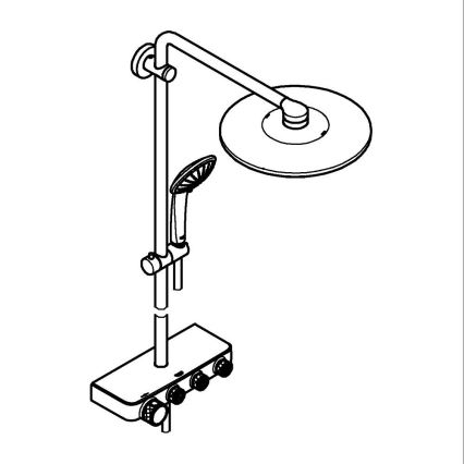 GROHE 26507000 - Sistema de duche EUPHORIA SMARTCONTROL 310 DUO cromado brilhante