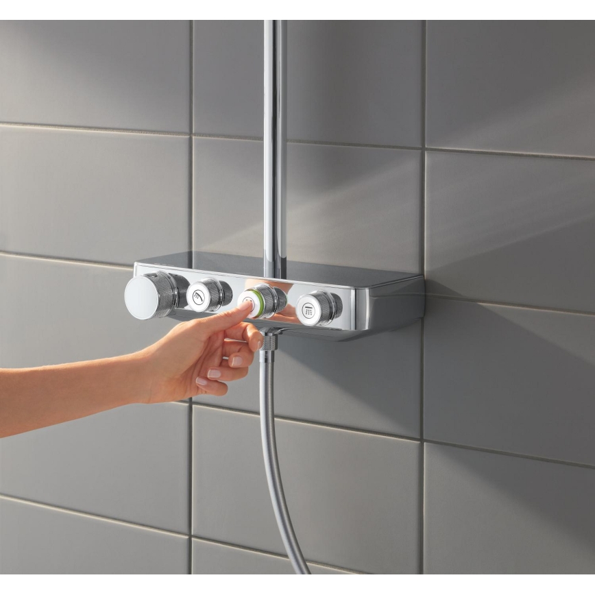 GROHE 26508000 - Sistema de duche EUPHORIA SMARTCONTROL 310 CUBE, cromado brilhante
