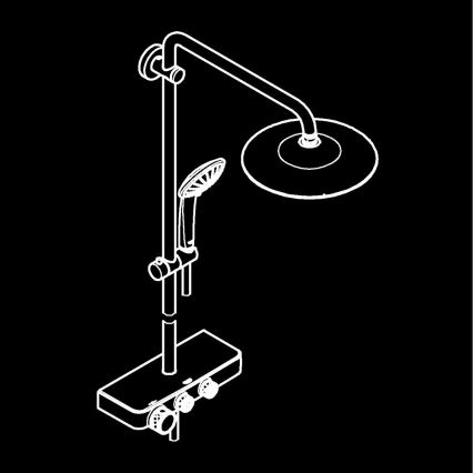 GROHE 26509000 - Sistema de duche EUPHORIA SMARTCONTROL 260 mm cromado brilhante