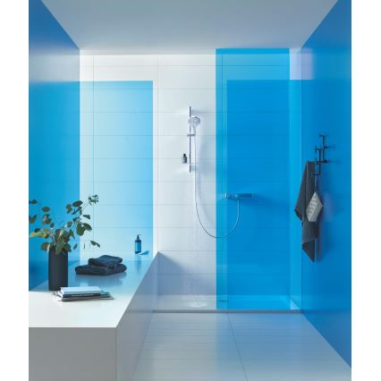 GROHE 26546000 - Conjunto de duche RAINSHOWER SMARTACTIVE 600 mm, cromado brilhante