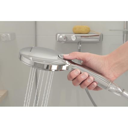 GROHE 26546000 - Conjunto de duche RAINSHOWER SMARTACTIVE 600 mm, cromado brilhante