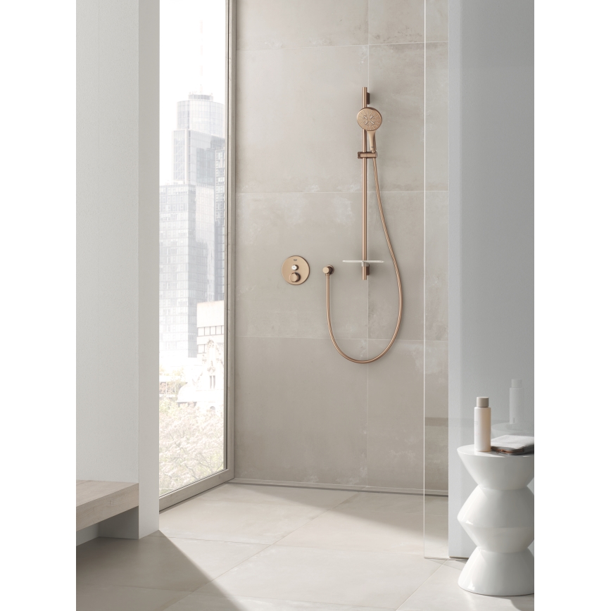GROHE 26574DL0 - Duche de mão RAINSHOWER SMARTACTIVE 130 mm cobre escovado