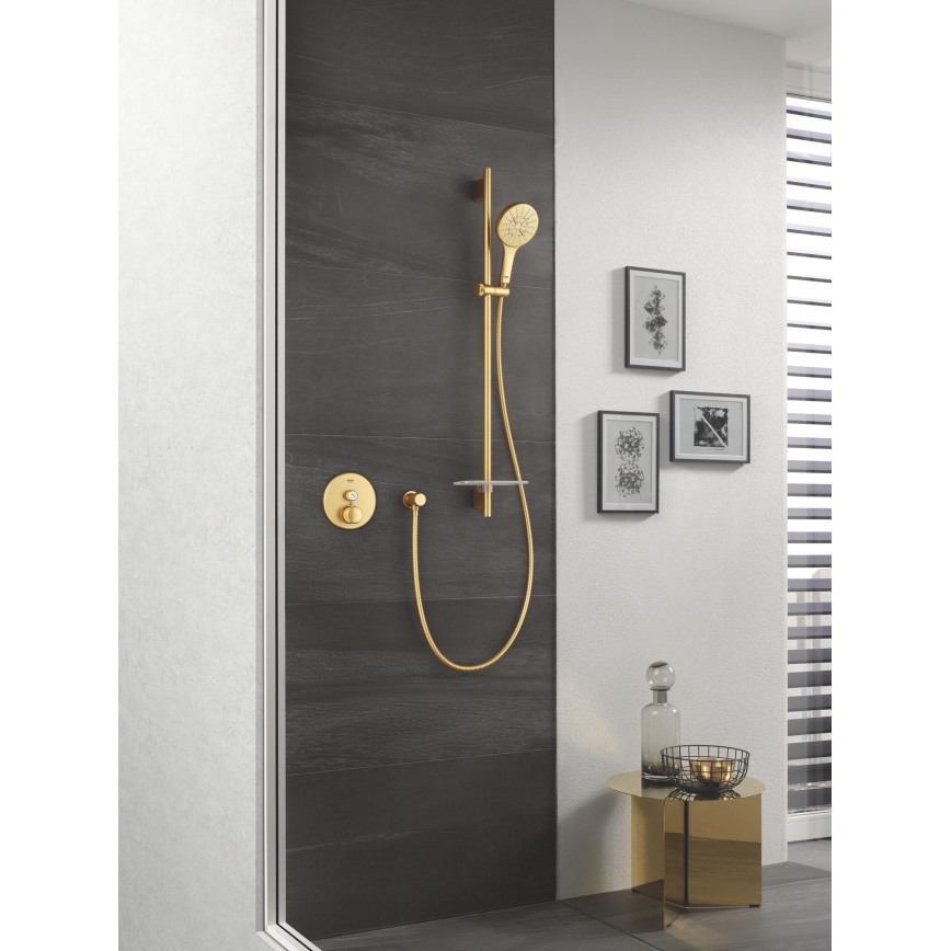 GROHE 26574GN0 - Chuveiro de mão RAINSHOWER SMARTACTIVE 130 dourado escovado