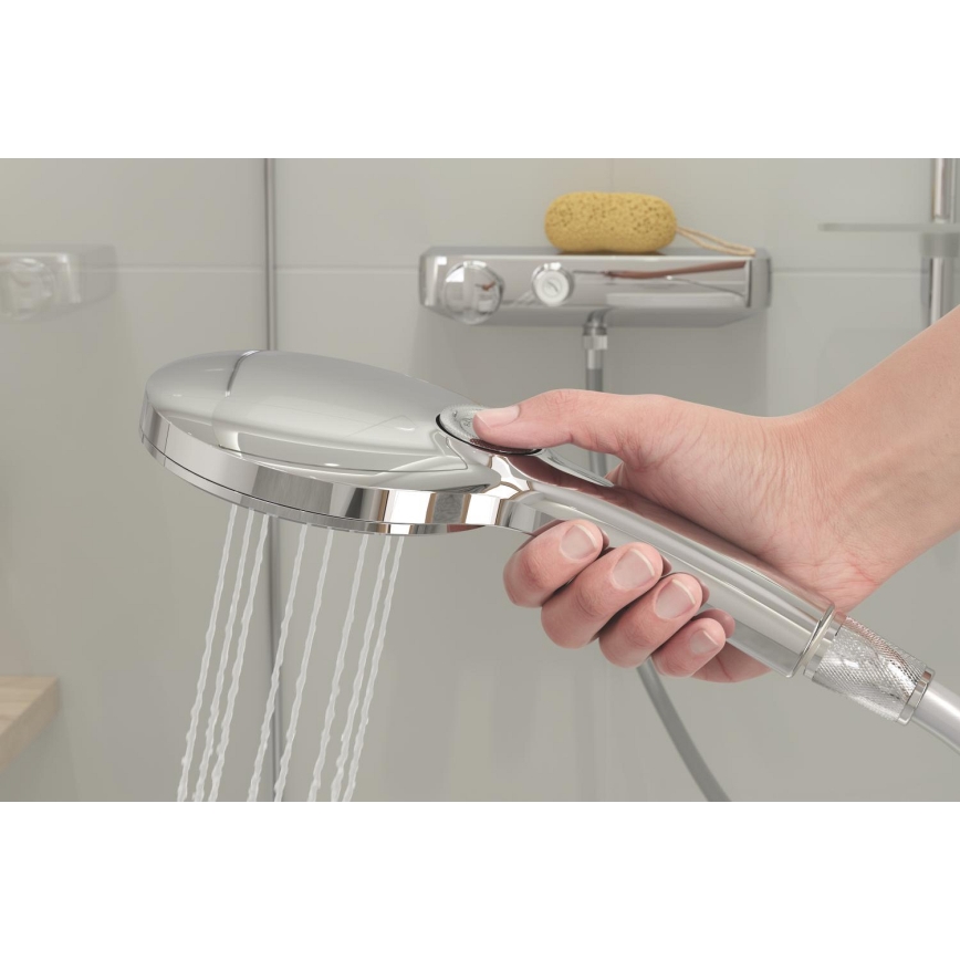 GROHE 26575000 - Conjunto de duche RAINSHOWER SMARTACTIVE 130 600 mm cromado brilhante