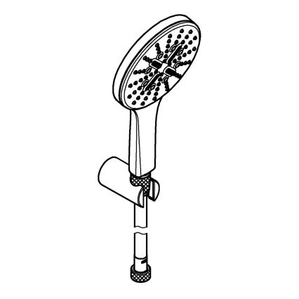 GROHE 26581000 - Conjunto de duche RAINSHOWER SMARTACTIVE 130 1500 mm cromado